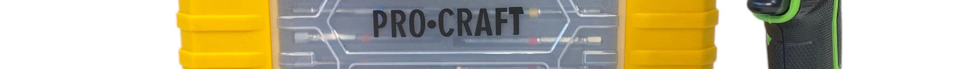 Procraft PA18Pro2-1B-C Akku Bohrschrauber 20 V 30 Nm Brushless + 1x Akku 2,0 Ah + Ladegerät + 13 tlg. Bit Set + Koffer