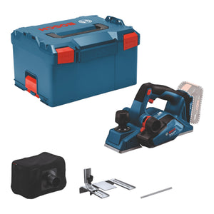 Bosch GHO 18V-26 Professional Akku Hobel 18 V 2,6 mm Brushless ( 06015B5000 ) + L-Boxx - ohne Akku, ohne Ladegerät