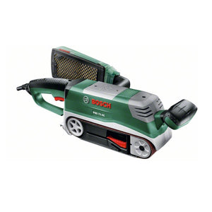 Bosch Heimwerker PBS 75 AE Bandschleifer Set 750 Watt mit Anschlag und Schraubzwingen im Koffer ( 06032A1101 )