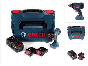 Bosch GDX 18 V-180 18 V Li-Ion Akku Drehschlagschrauber mit 180 Nm in L-Boxx + 2 x 4,0 Ah ProCore Akku + Ladegerät