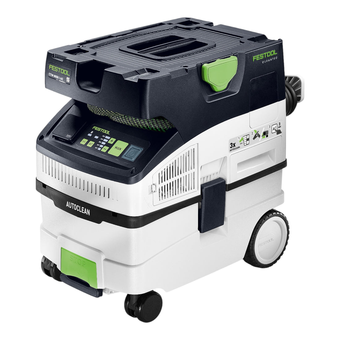 Festool CTM MIDI I AC CLEANTEC Aspirateur mobile 1200 W 15 l classe de poussière M ( 578552 )