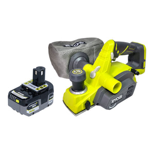Ryobi R18PL-0 Akku Hobel 18 V 82 mm + 1x Akku 5,0 Ah - ohne Ladegerät