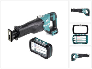 Makita DJR 187 Z Akku Reciprosge 18 V Brushless Sbelsge Solo + Reciprosgeblatt Sortiment ( P-81290 ) - sans batterie, sans chargeur