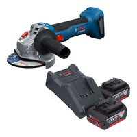 Bosch GWS 18V 8 Professional Akku Winkelschleifer 18 V 125 mm Brushless 2x Akku 4 0 Ah Ladegeraet 0 - toolbrothers