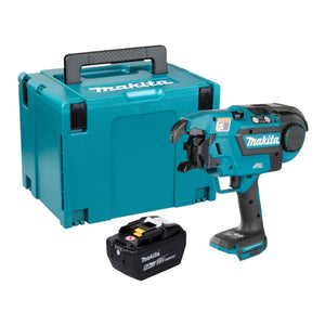 Makita DTR 180 ZJ Akku Bewehrungsverbinder 18 V 0,8 mm Brushless + 1x Akku 9,0 Ah + Makpac - ohne Ladegerät