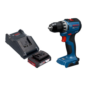 Bosch GSR 18V-52 Professional Akku Bohrschrauber 18 V 70 Nm Brushless + 1x Akku 2,0 Ah + Ladegerät