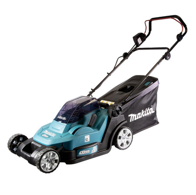 Makita DLM 432 Z Akku Rasenmäher 36 V ( 2x 18 V ) 43 cm Solo - ohne Akku, ohne Ladegerät