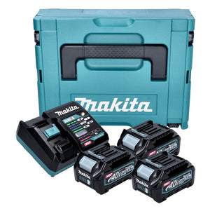 Makita Power Source Kit 3x BL 4025 Akku 40 V max. 2,5 Ah XGT + DC 40 RA Ladegerät + Makpac