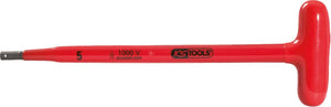 KS TOOLS T-Griff-Innensechskant-Stiftschlüssel mit Schutzisolierung, 4x120mm ( 117.1673 )
