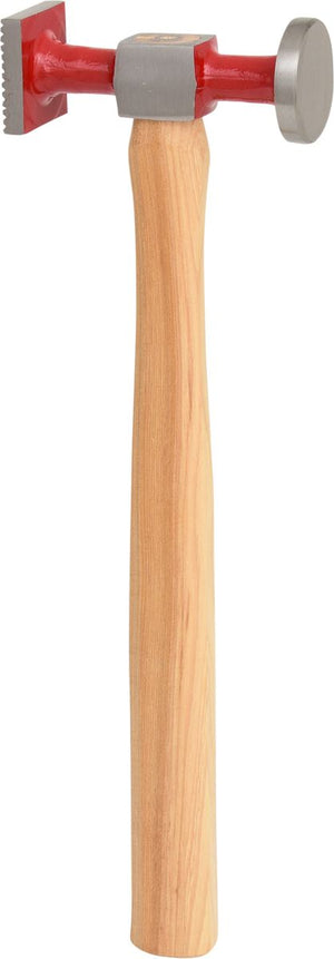 KS TOOLS Karosserie-Riffelhammer fein, rund/eckig, 325mm ( 140.2139 )