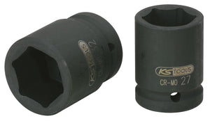 KS TOOLS 3/4" Sechskant-Kraft-Stecknuss, kurz, 1.7/16'' ( 515.1395 )