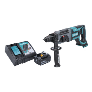Makita DHR 241 RF1 Perforateur sans fil SDS-Plus 18 V Li-Ion + 1x Batterie BL 1830 B 3,0 Ah + 1x Chargeur DC 18 RC - sans Makpac.