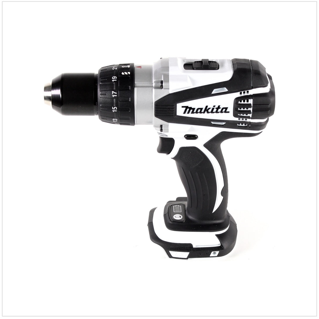 Makita DDF 458 ZW Akku Bohrschrauber 18 V 91 Nm weiß Solo - ohne Akku, ohne Ladegerät