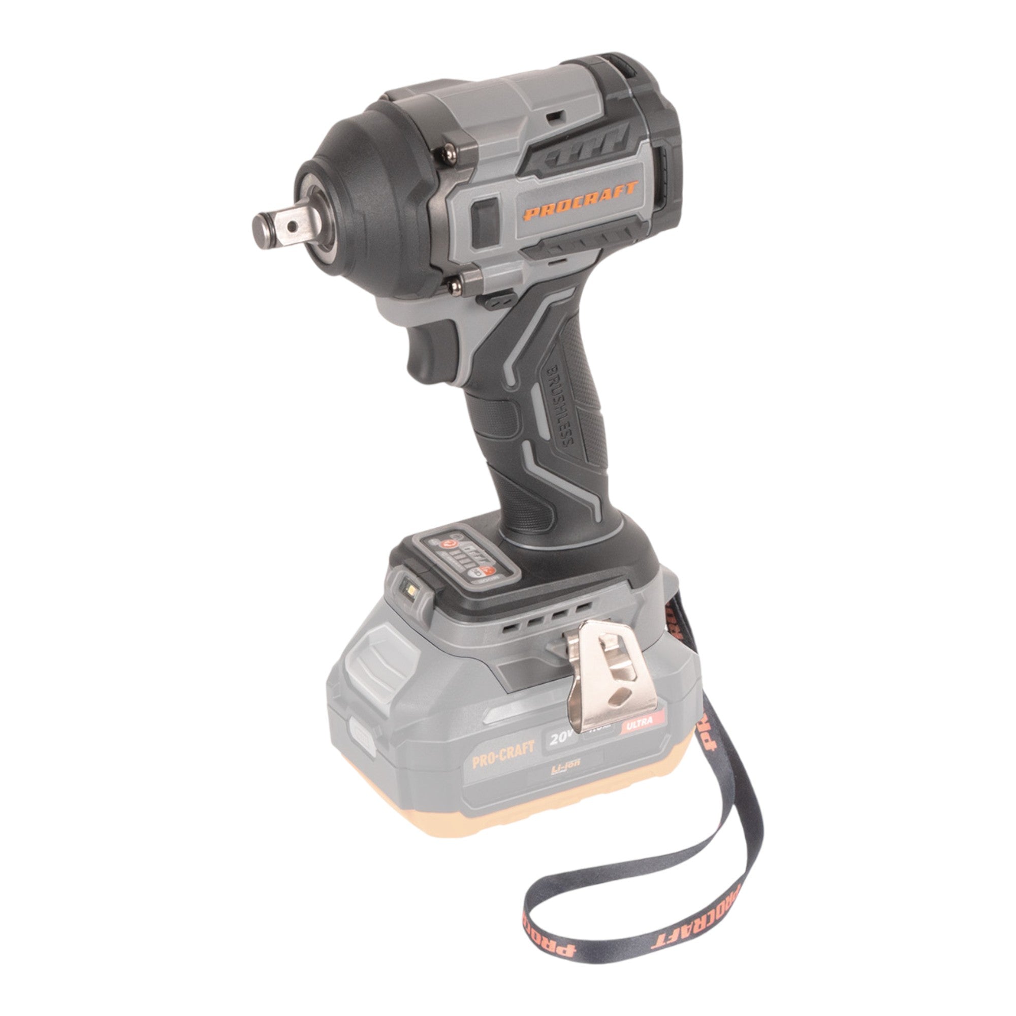 Procraft Industrial IW550Abb Akku Schlagschrauber 20 V 550 Nm 1/2" Solo - ohne Akku, ohne Ladegerät