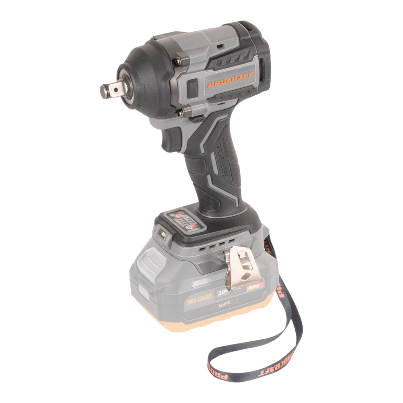 Procraft Industrial IW550Abb Akku Schlagschrauber 20 V 550 Nm 1/2" Solo - ohne Akku, ohne Ladegerät