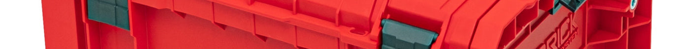 Qbrick System PRO Toolbox 2.0 RED ULTRA HD Custom Werkzeugkoffer 450 x 260 x 240 mm 19 l stapelbar IP54 mit 3 Fächern und Ablage