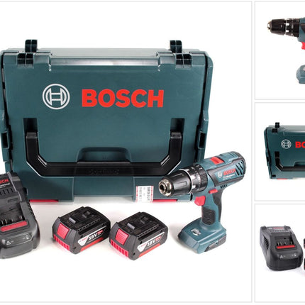 Bosch GSB 18-2-Li Plus Professional 18 V Akku Schlagbohrschrauber in L-Boxx mit 2x GBA 6,0 Ah Akku + Ladegerät - Toolbrothers