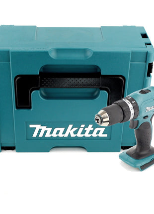 Trapano a percussione a batteria Makita DHP 453 ZJ 18V 42Nm in Makpac - senza batteria e caricabatterie