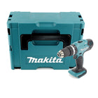 Taladro de percusión sin cable Makita DHP 453 ZJ 18V 42Nm en Makpac - sin batería ni cargador