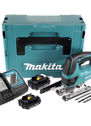 Makita DJV 180 RYJ Akku Stichsäge 18 V + 2x Akku 1,5Ah + Ladegerät + Makpac - Toolbrothers