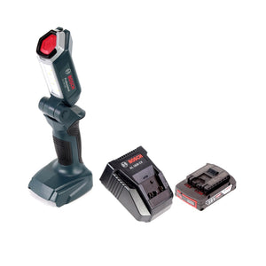 Bosch Professional GLI 18V-300 Akku Lampe + 1x GBA 18 V 2,0 Ah Akku + AL 1820 Ladegerät