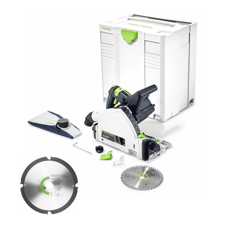 Festool TSC 55 Li REB Akku Tauchsäge 36V ( 2x18V ) ( 201395 ) 160 mm Brushless Solo im Systainer + Diamant-Sägeblatt - ohne Akku, ohne Ladegerät - Toolbrothers