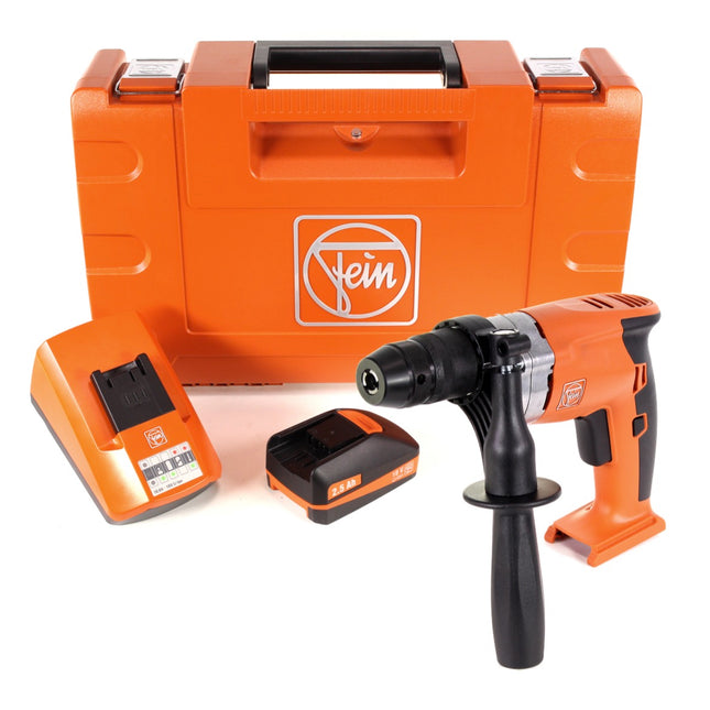 FEIN ABOP 6 C Brushless 18 V Li-Ion Akku Bohrmaschine bis 6 mm im Werkzeugkoffer + 2,5 Ah Akku + Ladegerät - Toolbrothers
