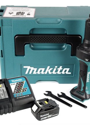 Makita DGD 800 RT1J Akku Geradschleifer 18 V + 1x Akku 5,0Ah + Ladegerät + Makpac - Toolbrothers