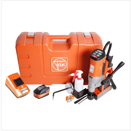 FEIN AKBU 35 PMQW 18 V Brushless Li-Ion Akku Magnet Kernbohrmaschine bis 35 mm + 1 x 5,2 Ah HighPower Akku + Ladegerät im Koffer - Toolbrothers