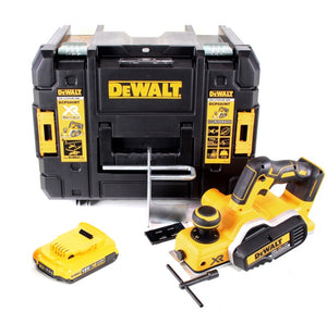 DeWalt DCP 580 NT Akku Hobel 18V 82mm + 1x Akku 2,0Ah + TSTAK - ohne Ladegerät