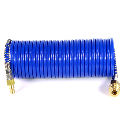 Prebena Spiralschlauch 6x9 mm 7,5 m mit Kupplung R 1/4 und Stecknippel NW 7.2 ( Z160.11 ) - Toolbrothers