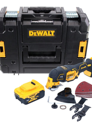 DeWalt DCS 355 NT Akku Oszillierer Multitool 18 V Brushless + 1x Akku 5,0 Ah + 29 tlg. Zubehör Set + TSTAK - ohne Ladegerät - Toolbrothers