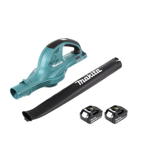Makita DUB 361 2x 18 V / 36 V Akku Laubbläser Gebläse + 2x Makita BL 1860 6 Ah / 6000 mAh Akku