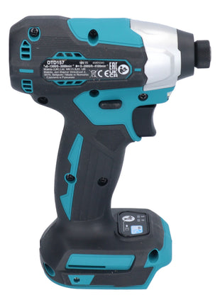 Makita DTD 157 SF1J-R Cordless impact wrench 18 V 140 Nm 1/4" brushless + 1x rechargeable battery 3.0 Ah + charger + RHINO