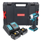 Makita DTD 157 SFJ-R akumulatorowy klucz udarowy 18 V 140 Nm 1/4