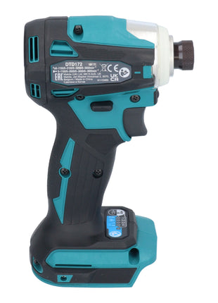 Makita DTD 172 SF1J-R Cordless impact wrench 18 V 180 Nm 1/4" brushless + 1x rechargeable battery 3.0 Ah + charger + RHINO