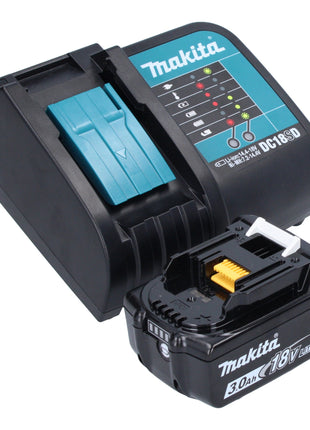 Makita DDF 485 SF1J-R taladro atornillador inalámbrico 18 V 50 Nm sin escobillas + 1x batería 3,0 Ah + cargador + RHINO