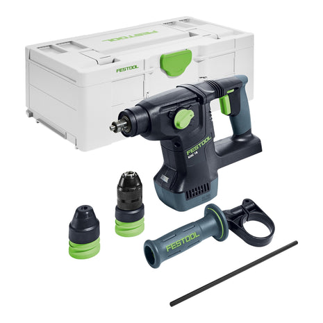 Martello combinato a batteria Festool KHC 18 EB-Basic 18 V 2,6 J SDS-Plus Brushless ( 577447 ) + Systainer - senza batteria, senza caricabatterie