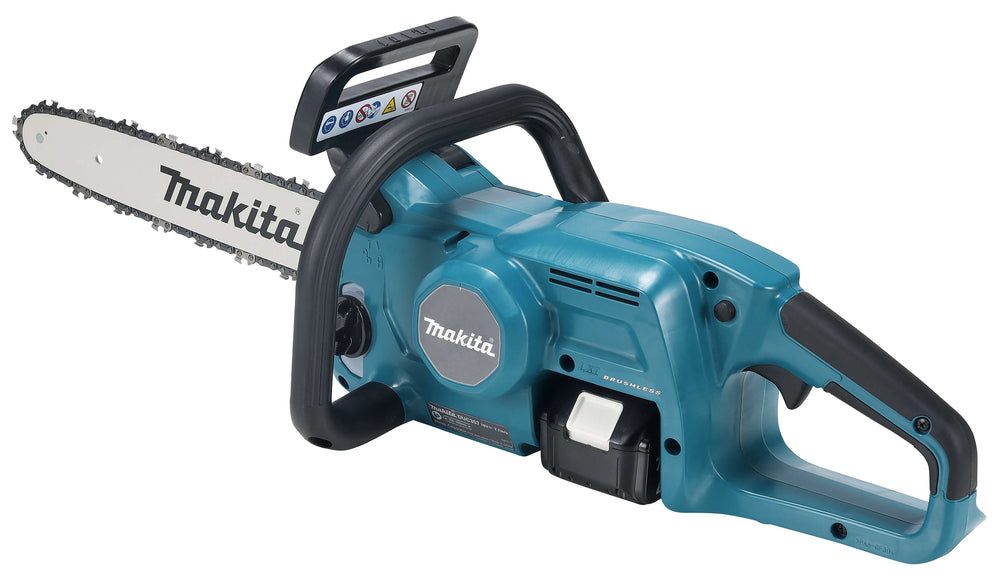 Makita DUC 357 FX3 Akku Kettensaege 18 V 35 cm Brushless 1x Akku 3 0 Ah ohne Ladegeraet 4 - toolbrothers
