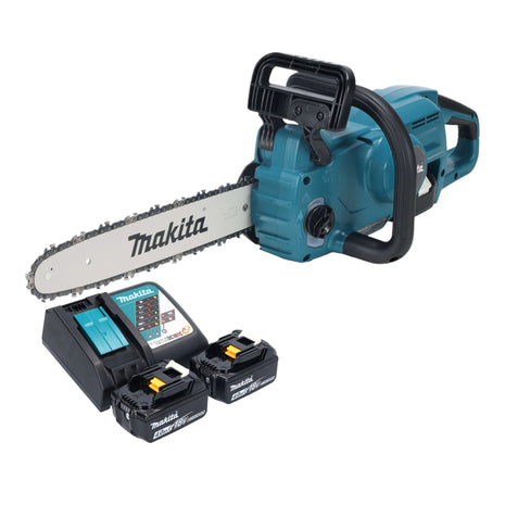 Makita DUC 357 RM2X3 18 V 35 cm Coupe-bordures sans balais + 2x Batterie 4,0 Ah + chargeur