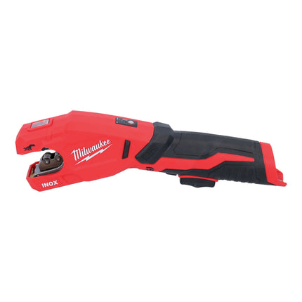 Milwaukee M12 PCSS-601C cortatubos de acero inoxidable a batería 12 V 12 - 28 mm + 1x batería 6,0 Ah + estuche - sin cargador