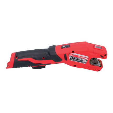 Milwaukee M12 PCSS-601C cortatubos de acero inoxidable a batería 12 V 12 - 28 mm + 1x batería 6,0 Ah + estuche - sin cargador
