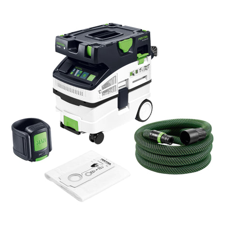 Festool CTL MIDI I CT-F CLEANTEC mobile dust extractor 15 l dust class L ( 578038 ) + Bluetooth remote control + accessories