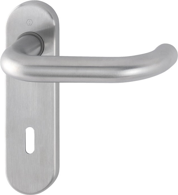 HOPPE short escutcheon set Paris E138Z/353K stainless steel F69 ( 3000203012 )