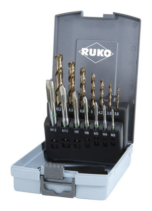 RUKO machine tap set DIN 371/376 B M3-M12 14 pieces ( 4000602048 )