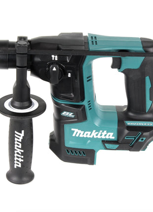 Makita DHR 171 RTJ 18 V 2-stufig Brushless Akku Bohrhammer SDS Plus + 2x Akku 5,0Ah + Ladegerät + 5 tlg. Hartmetall Bohrer Set + Makpac - Toolbrothers