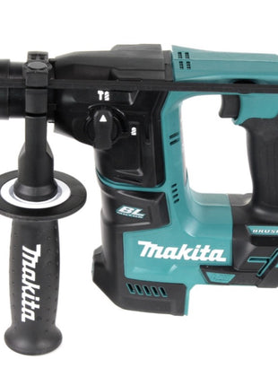 Makita DHR 171 RAJ Akku Bohrhammer 18 V 1,20 J SDS Plus Brushless + 2x Akku 2,0 Ah + Ladegerät + 5 tlg. Bohrer Set + Makpac - Toolbrothers