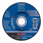 PFERD CERAMIC SGP STEELOX disco abrasivo D125xS7mm ( 4000843237 )