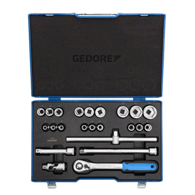GEDORE Steckschlüsselsatz 19 EMU-20 23-teilig 1/2 ″ ( 4000880494 )