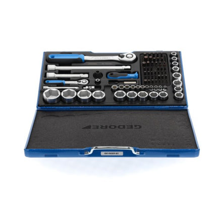 GEDORE Steckschlüsselsatz 19 V20U-20 81-teilig 1/4 + 1/2 ″ ( 4000880519 )